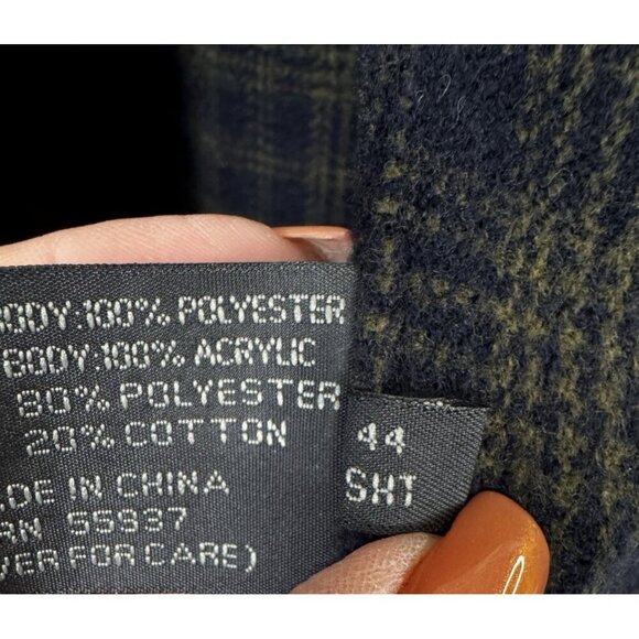 Bill Blass Mens 44S Brown Trench Coat Removable Zip Out Liner Business Office - Picture 11 of 16